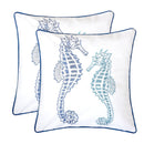 Seahorses Pillow Cover With Matching Back