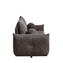 2 Seater Cushion Sofa With 2 Cushions And 2 Ball Pillows