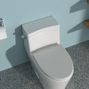 1 Piece Toilet With Soft Closing Seat - White