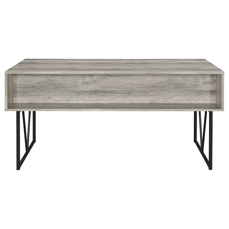 Rustic Industrial Charm Writing Desk With 4 Drawers And Open Shelf