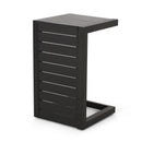Aluminum Outdoor C - Shaped Side Table For Patio