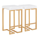 Midas - Contemporary / Glam Counter Stool (Set of 2)