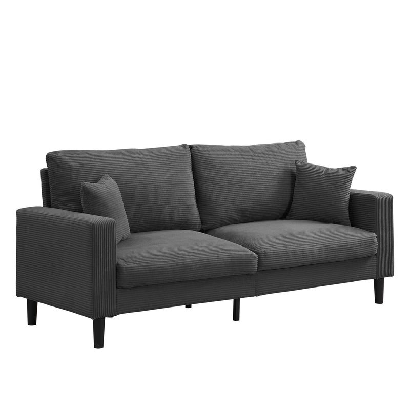 Modern Upholstered Resilience Three Seater Sofa