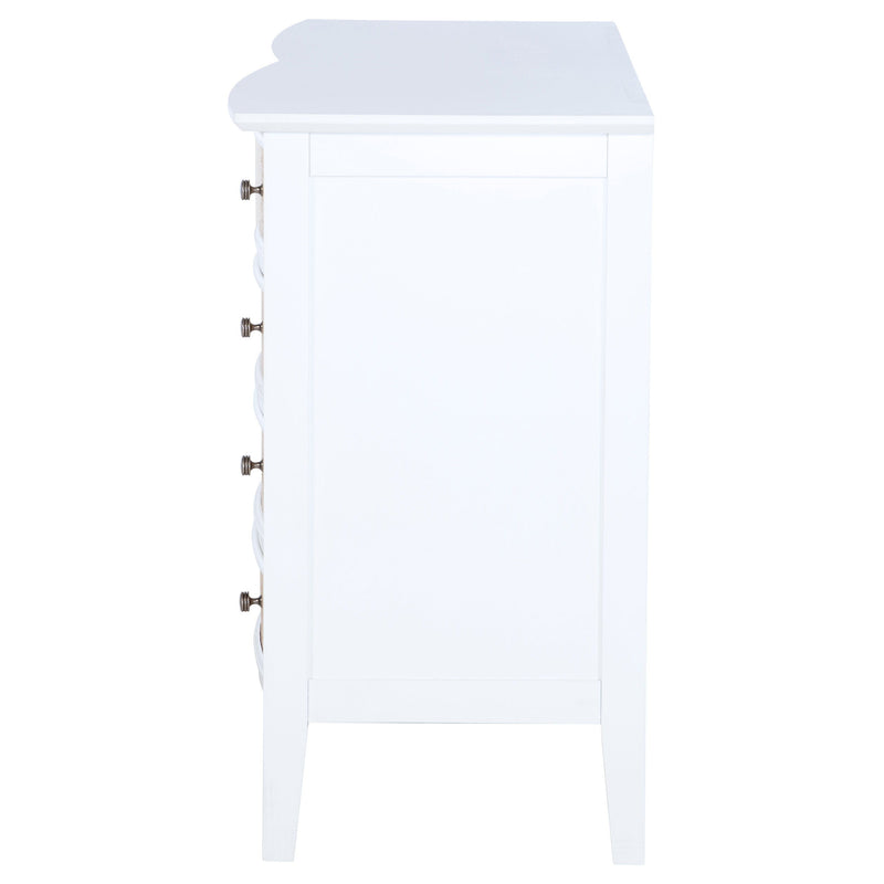 Bexhill - 10-Drawer Dresser Cabinet - White