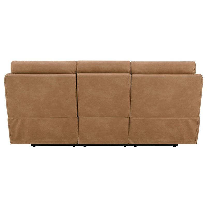 Chavis - Power Motion Sofa With USB & Power Headrest - Brown