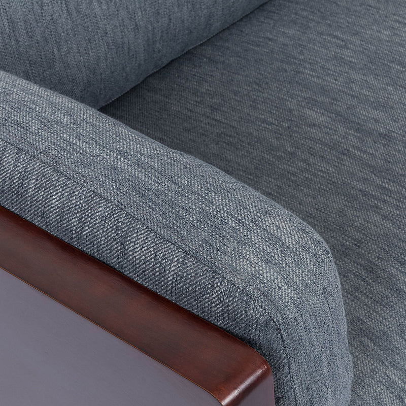 Mid - Century 3 Seater Sofa With Pillow Cushions