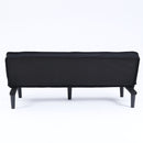 Versatile Corduroy Sofa Bed With Solid Wood Frame