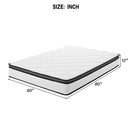 12" Hybrid Mattress With Pocket Coils And Memory Foam, Medium Firm