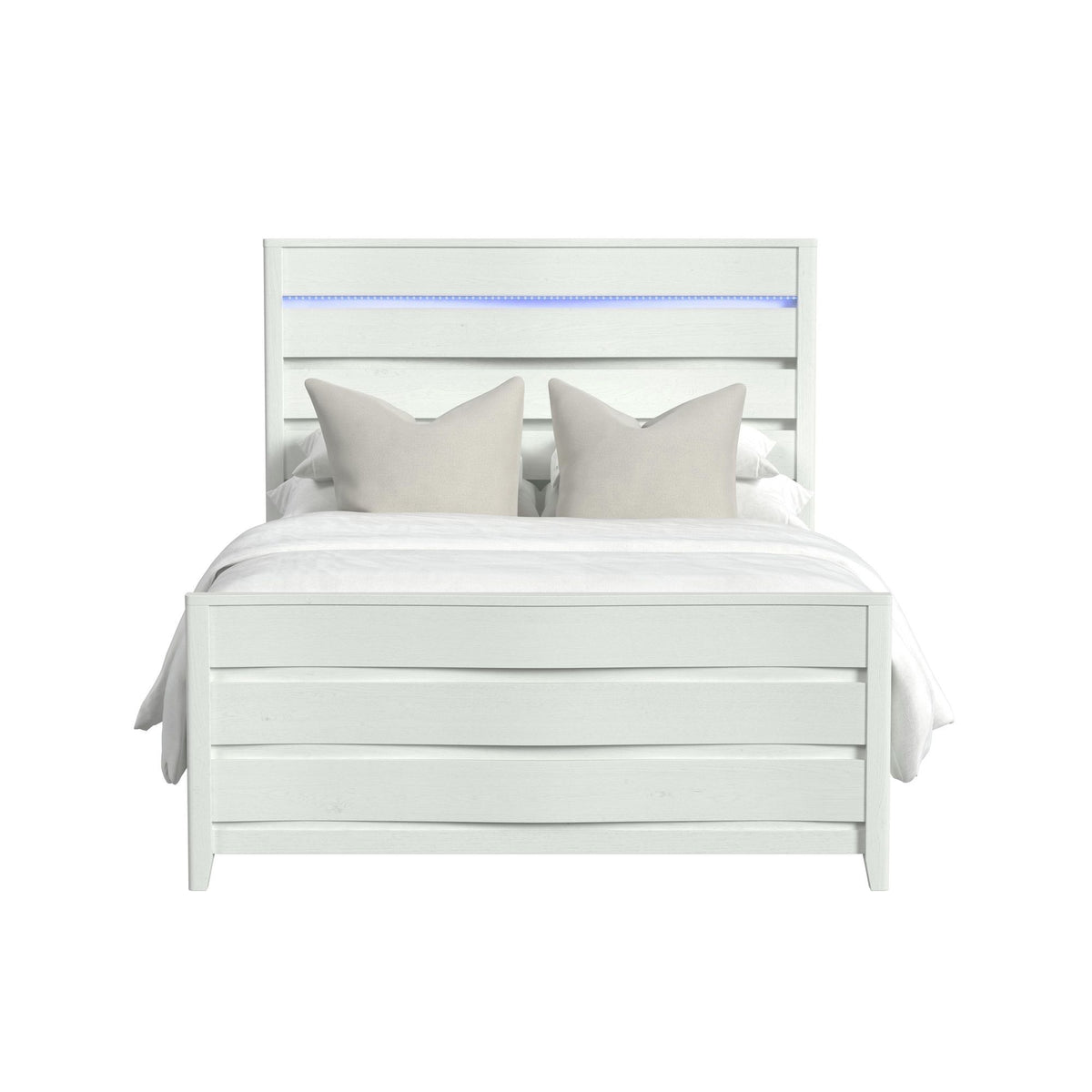 Tobias Bed With LED in Black by Elements International, view 2