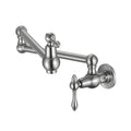Modern Design Pot Filler Faucet Wall Mount Kitchen Sink Faucet Folding Stretchable