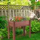 Raised Garden Bed With Legs, Elevated Planter Box For Outdoor Plants