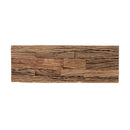 Rustic Glam Console Table With Reclaimed Wood And Iron Frame - Natural