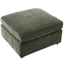 Modern Modular U-Shaped Sofa Bed With Movable Ottoman, USB Ports, Phone Holder