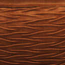 London - Mid-Century Modern Ruched Barrel Chair - Burnt Orange