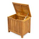 Portside - Wooden Deck Box 30 Gallons Storage Bench - Teak