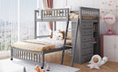 Bunk Bed With 6 Drawers And Flexible Shelves, Bottom Bed With Wheels