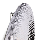 Textured Oversized Disc, Wall Decor For Living Room (Set of 3) - Silver