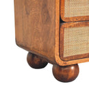 Larissa - 2 Drawer Nightstand - Brown