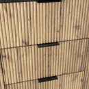 Multi Functional 3 Drawer Nightstand, Perfect For Storing Items Of Different Heights, A Perfect Combination Of Nature And Fashion - Black