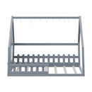 House Bed With Window And Fence