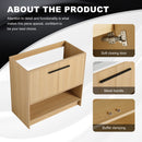 Modern Freestanding Bathroom Vanity With 2 Doors