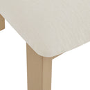 7 Piece Dining Set With Upholstered Armless Chairs And Table