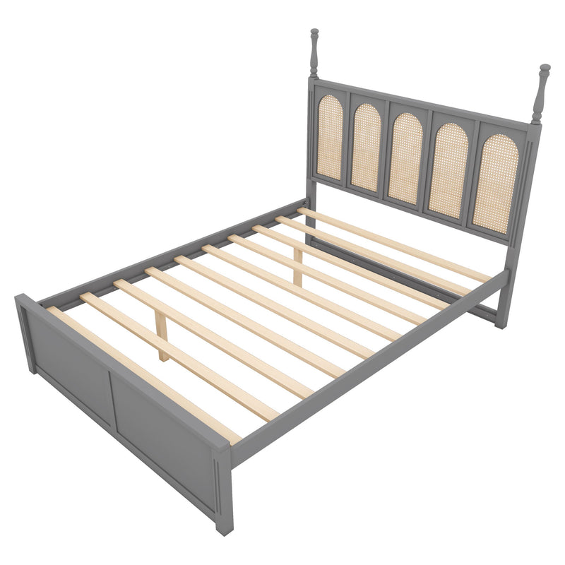 Platform Bed With With 2 Big Drawers With Trundle