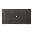 Saffron - Outdoor Rectangle Folding Dining Table - Brown Multi