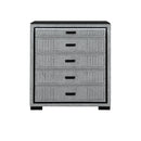 Isaiah - Upholstered Chest With LED Lighting