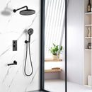 10" Shower System Set With Control Valve And Overhead Shower