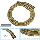 Modern Dual Shower Head System With 16" Ceiling Mount Finish, Stainless Steel And Brass