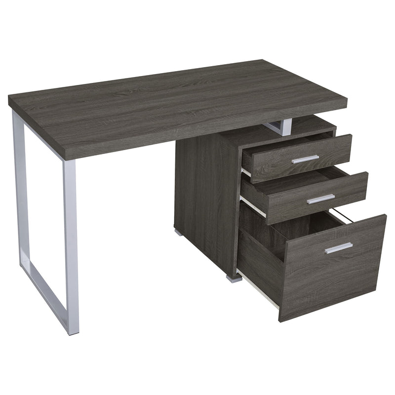 Modern Reversible 3 Drawer Office Computer Desk