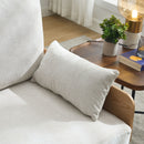 Mid Century Modern Foldable Sofa Bed, 3 In 1 Convertible Sleeper With 3 Pillows