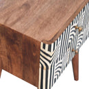 Edessa Bone Inlay Bedside