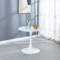 Tulip Table Mid-Century Dining Table With Round MDF Table Top, Pedestal Dining Table, End Table Leisure Coffee Table