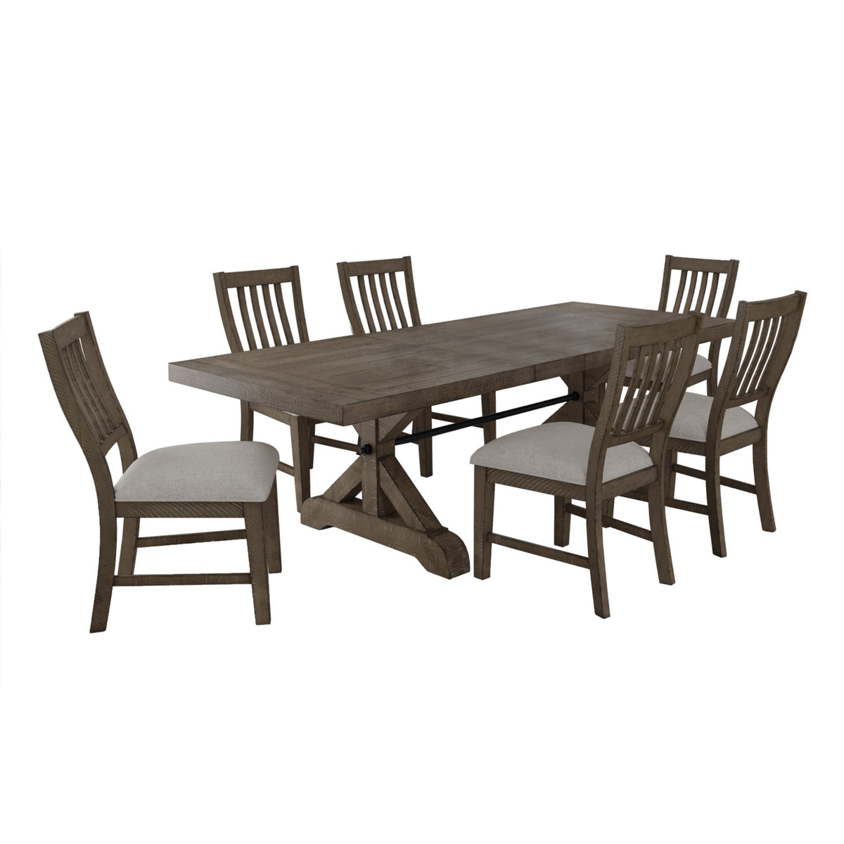 Yellowstone Standard Height Dining Set in Gray by Elements International, view 2