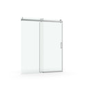 Frameless Soft-Closing Shower Door, 1/4" (6 Mm) Tempered Glass Single Sliding With Explosion Proof Coating