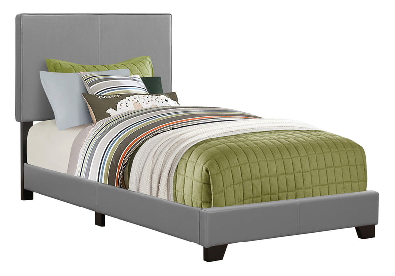 Bed, Upholstered, Transitional