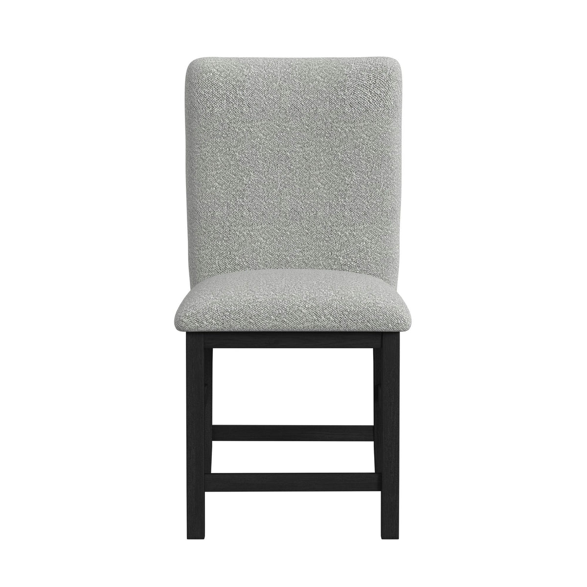Portland Square Back Counter Stool (Set of 2) in Black / Gray by Elements International, view 3