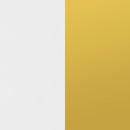 Elsa - 2 Door Wood Storage Accent Cabinet - White And Gold