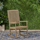 Outdoor Rocking Chair - Gray