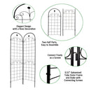 Metal Garden Trellis For Climbing Plants Outdoor Rustproof Plant Support Rose Trellis Netting Trellis