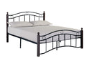 Queen Size Metal Bed Frame with Headboard and Footboard