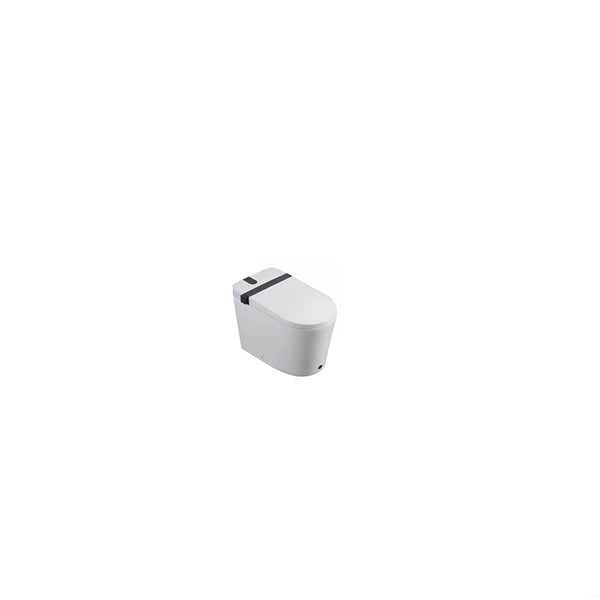 Smart Toilet With Bidet Seat Built In, Auto Open / Close Seat, Foot Sensor, LED Display - White