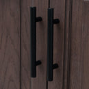 Modern Freestanding Bathroom Vanity With Ceramic Sink, Hot And Cold Faucet, Storage Cabinet & Open Shelf