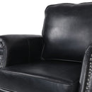 Contemporary Club Chair With Nailhead Trim And Rolled Armrests