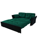 Modern Convertible Sleeper Sofa Bed With Pull-Out Queen Design, Side Storage & Thick Cushions