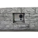 Reinforced - Propane / Gas Fire Pit Table - Stone Gray