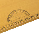 Portable Folding Work Table With Measuring Tape And Angle Finder Steel - Black