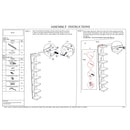 Glam Open Shelving Rack With Mirrored Back For Living Room - Cream / White